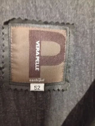 Giacca in pelle Conbipel uomo taglia 52