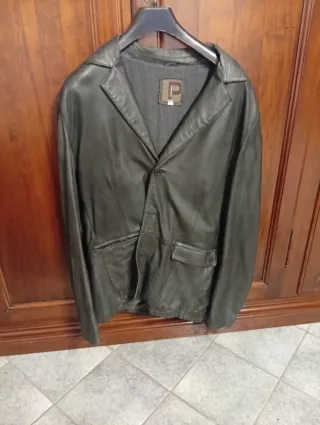 Giacca in pelle Conbipel uomo taglia 52