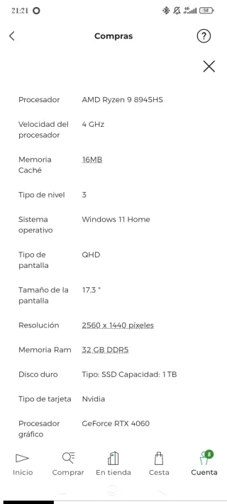 Portátil Gaming HP Omen Ryzen 9