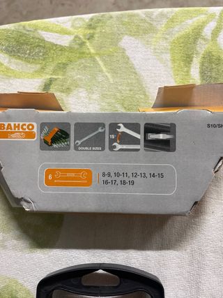 Juego llaves fijas Bahco 6 piezas
