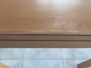 Mesa de cocina extensible de madera