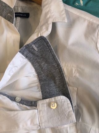 Camisa entallada Trovels blanca Talla 40