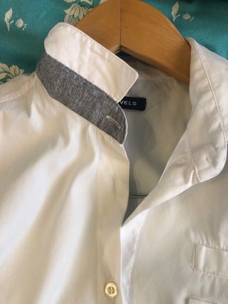 Camisa entallada Trovels blanca Talla 40