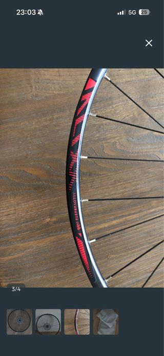 Ruedas 29" Mach1 Klixx 23c tubeless ready