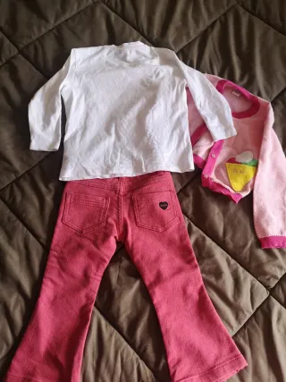 Conjunto infantil morango