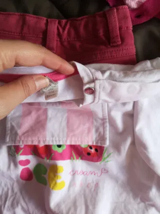 Conjunto infantil morango