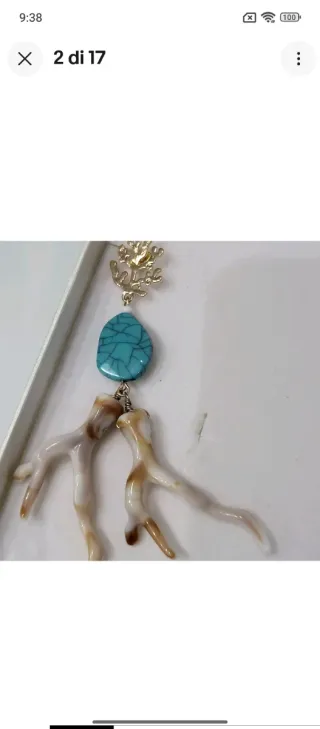 Lotto gioielli pietreturchese,oro/resina,nuoviscat