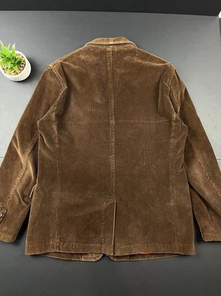 Blazer Burberry Marrón Clásico Elegante Vintage