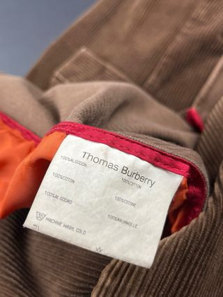 Blazer Burberry Marrón Clásico Elegante Vintage