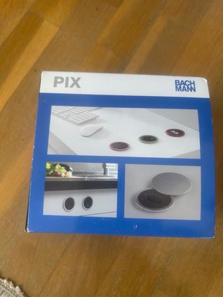 Enchufe Bachmann Redondo Negro 16/250V