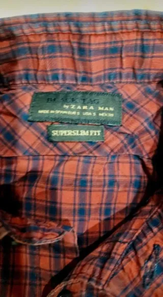 Camicia a quadri uomo zara man