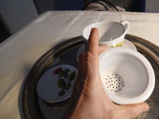 Tisaniera ceramica erboristeria Gremoni Firenze