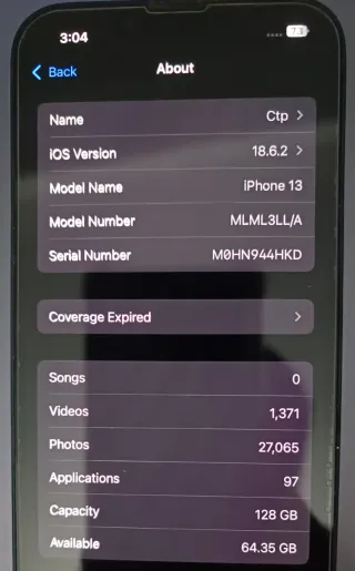 iPhone 13 128GB azul oscuro