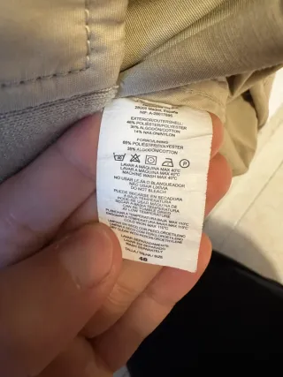 Chaqueta Harrington Emidio Tucci Talla 48 Beige