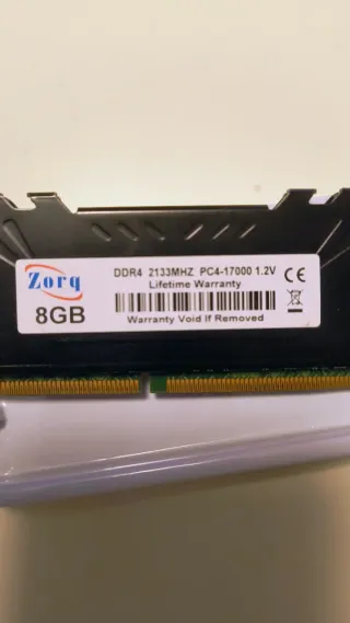 Memoria ram ddr4 8gb 2133