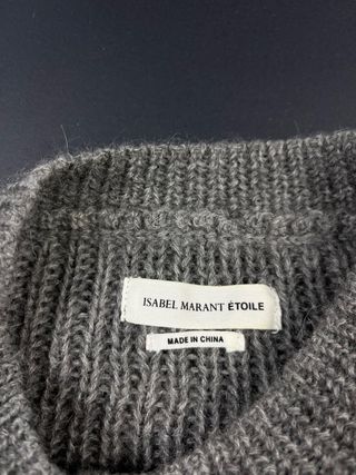 Jersey isabel marant gris talla M abierto lateral