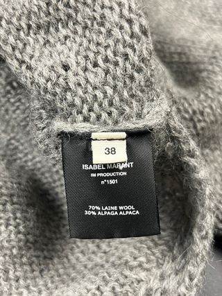 Jersey isabel marant gris talla M abierto lateral