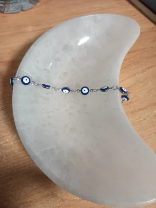 Pulsera acero inoxidable con ojo turco