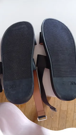 Sandalias Zara Hombre Negras