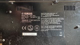 Barra sonido Yamaha y sobwoofer System fidelity