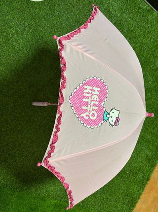 Paraguas Hello Kitty niña rosa