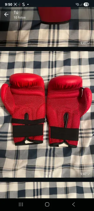 Guantes de boxeo niño/a talla L