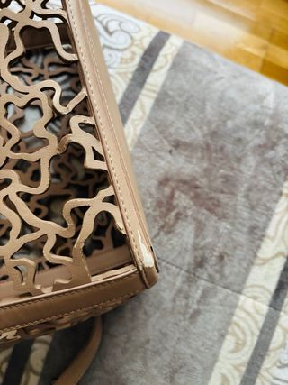 Bolso Tous Beige/Marrón con diseño troquelado