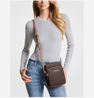 Michael Kors Jet Set Travel Bolso Marrón