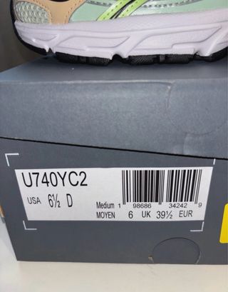 Zapatillas New Balance 740 Beige/Verde