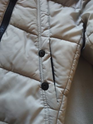 G-STAR Chaquetón Talla S Beige/Negro