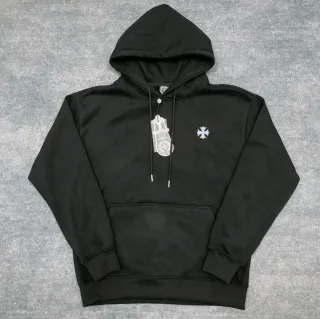 Sudadera Chrome Hearts Gris y Blanca