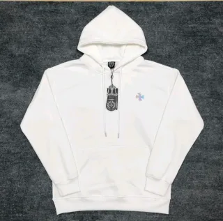 Sudadera Chrome Hearts Gris y Blanca