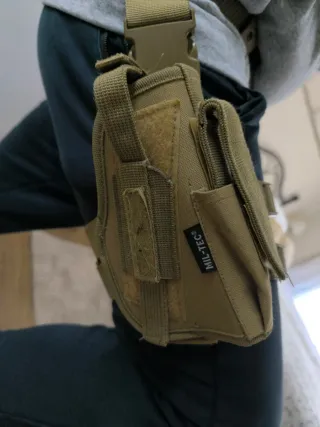 Cartuchera táctica de pierna airsoft