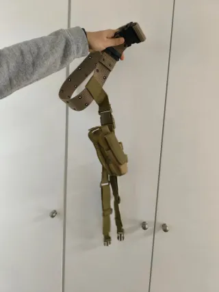 Cartuchera táctica de pierna airsoft