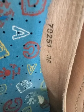 Zapatos de piel El Corte Inglés Camel Talla 38