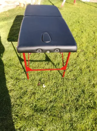 Camilla portátil nueva.