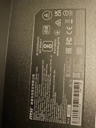 Monitor MSI 274F Nuevo