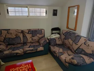 Sofá 3+2 plazas tela