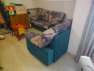 Sofá 3+2 plazas tela