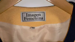 Cárdigan mujer amarillo Chaqueta. Blazer