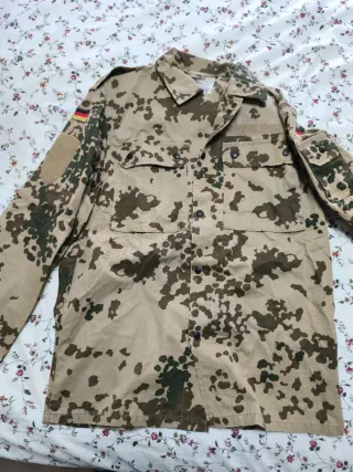 Traje Militar Alemán Camuflaje Flecktarn