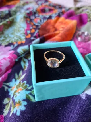Anello donna oro misura 17.7 mm