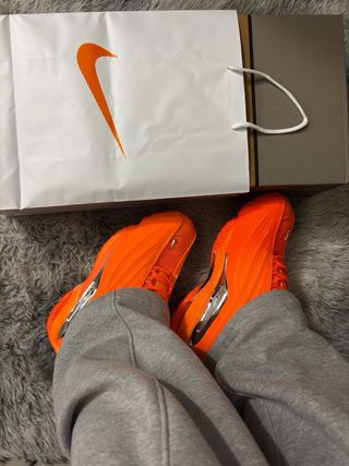 Scarpe Nike Hot Step II Nocta Arancio Argento