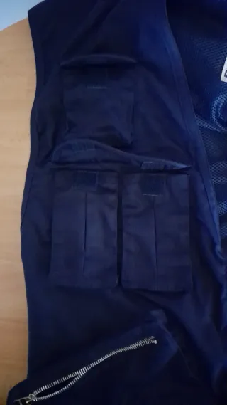 Gilet Tattico MASTER Blu Multitasche XXL