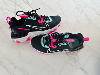 Nike React Vision Scarpe Donna Nero Rosa