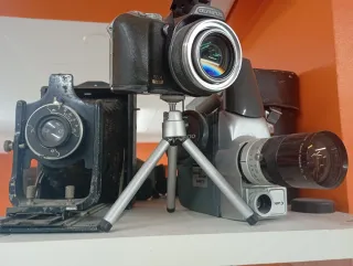 Cámaras Vintage Canon y Olympus