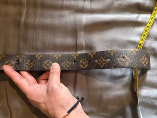 Cintura monogram marrone