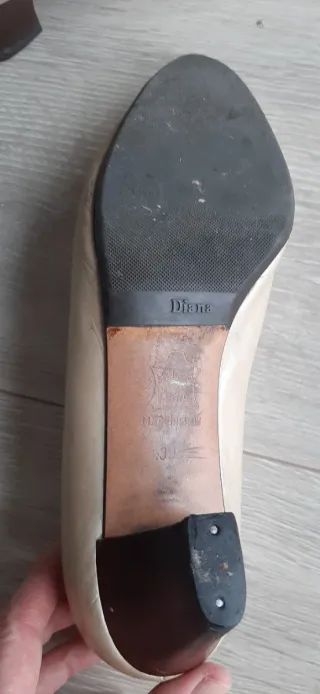 Zapatos Jaime Mascaró Talla 39 Beige/Oro