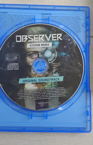Observer System Redux PS4 y PS5