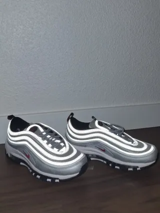 Nike Air Max 97 Plata y Rojo